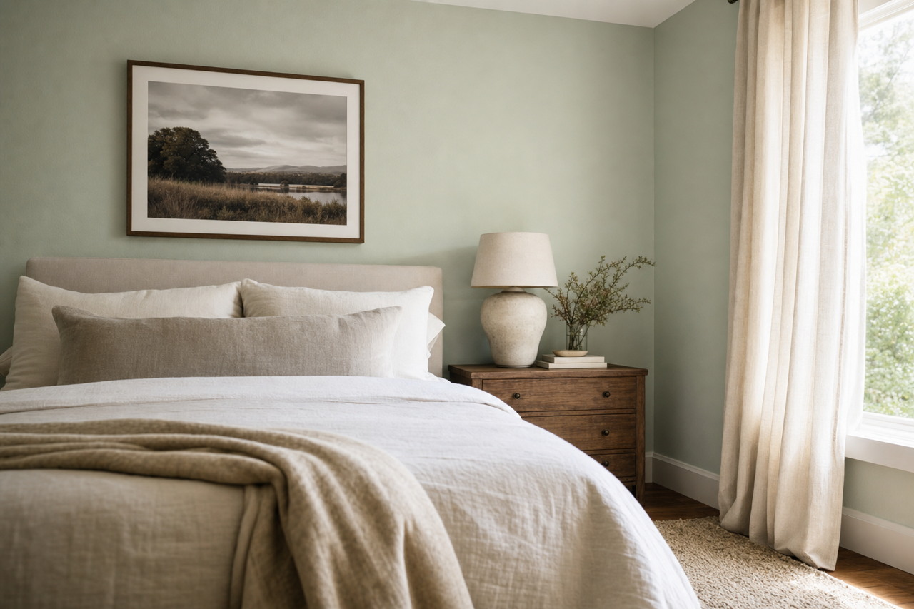 Crystalline by Benjamin Moore on interiors