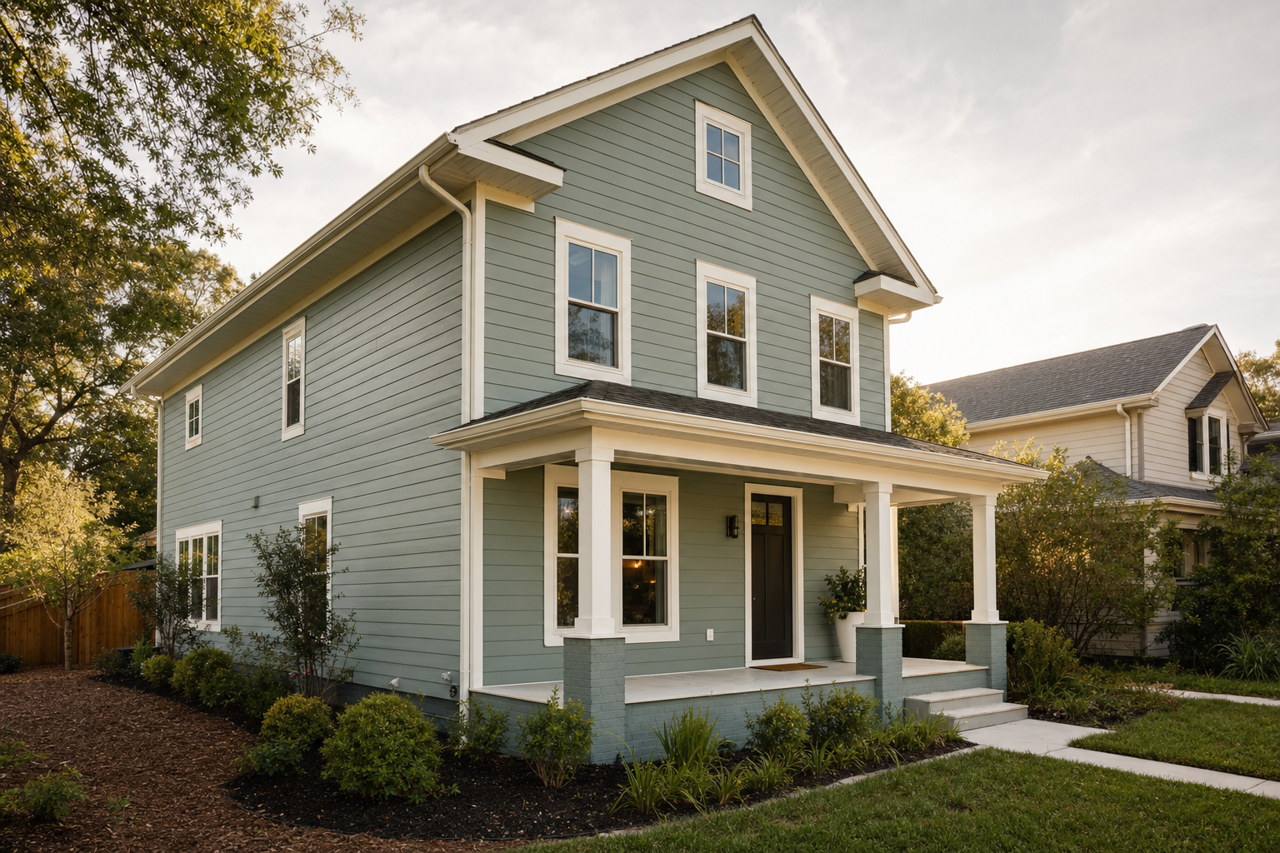 Azores by Benjamin Moore on exterior