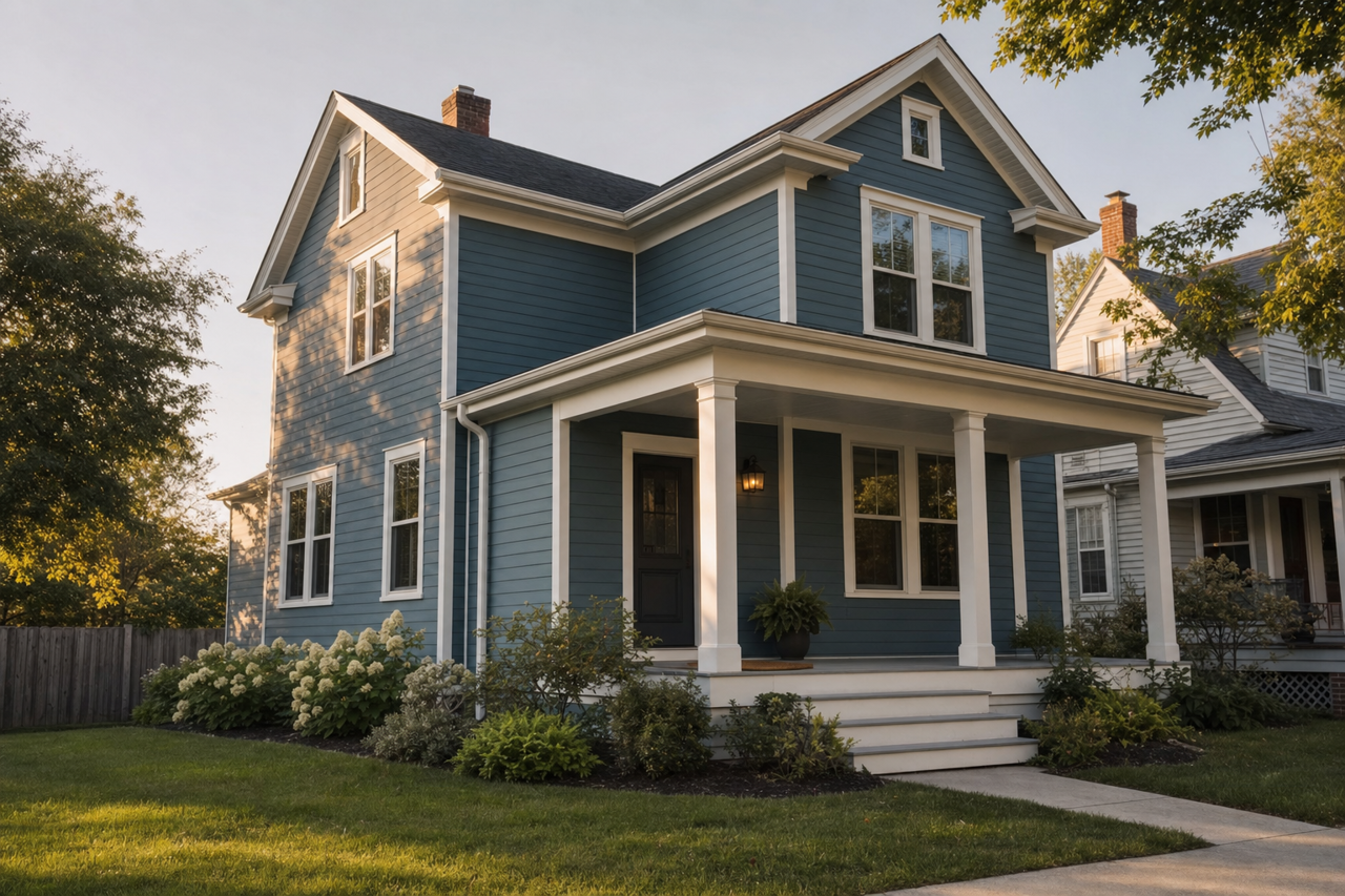 Schooner by Benjamin Moore on exterior