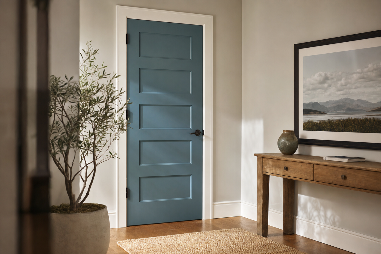 Schooner by Benjamin Moore on interior-doors