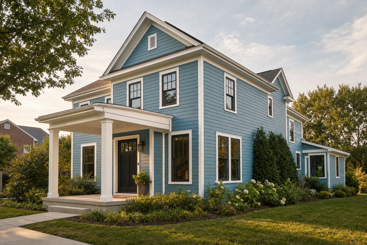 Fiji by Benjamin Moore on exterior