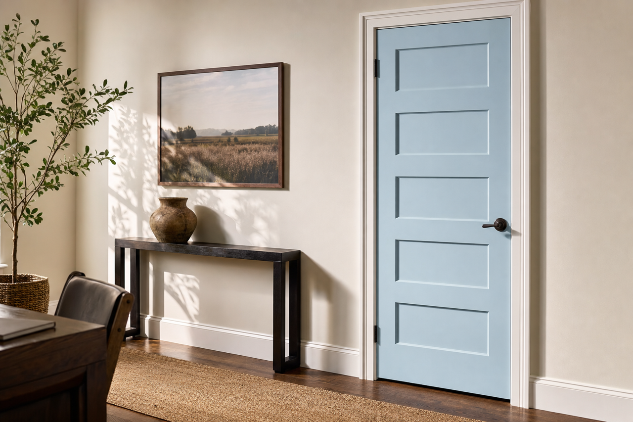 Serenata by Benjamin Moore on interior-doors