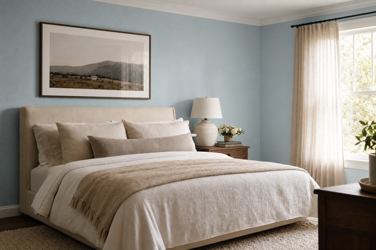 Serenata by Benjamin Moore on interiors