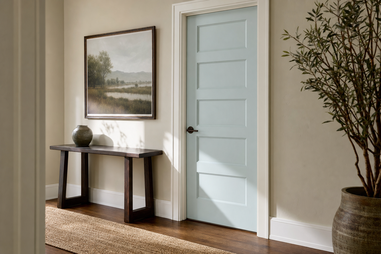 Constellation by Benjamin Moore on interior-doors