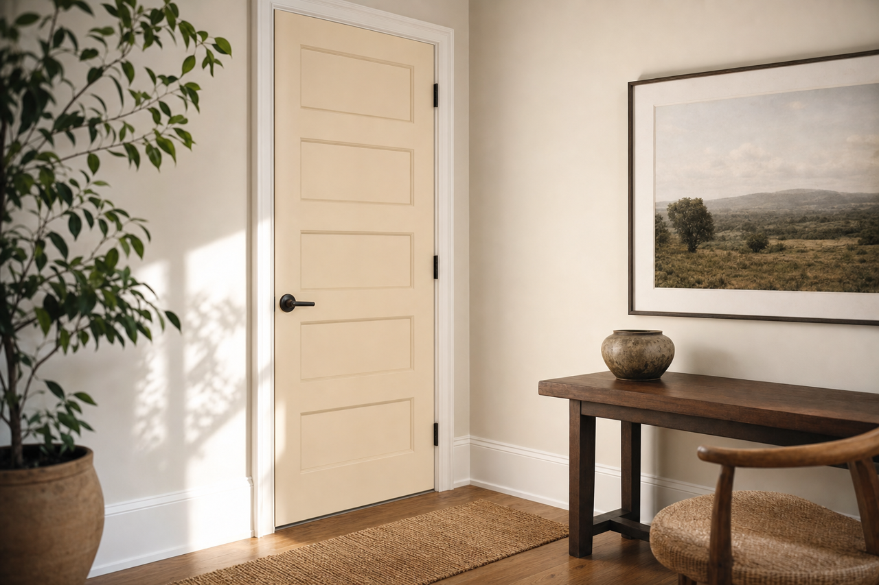 Sonnet by Benjamin Moore on interior-doors
