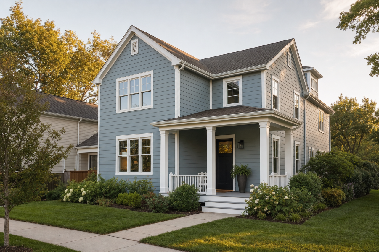 Amsterdam by Benjamin Moore on exterior