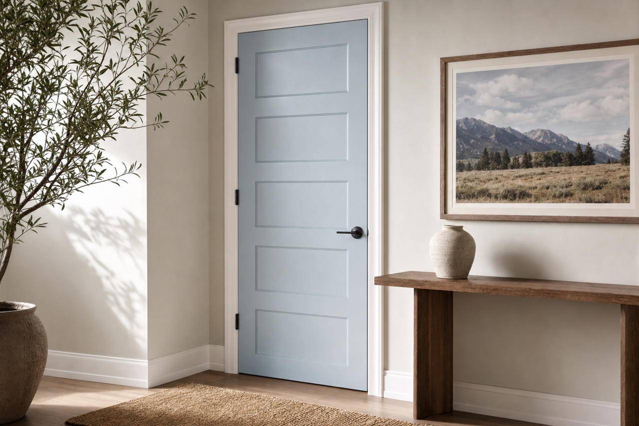 Instinct by Benjamin Moore on interior-doors