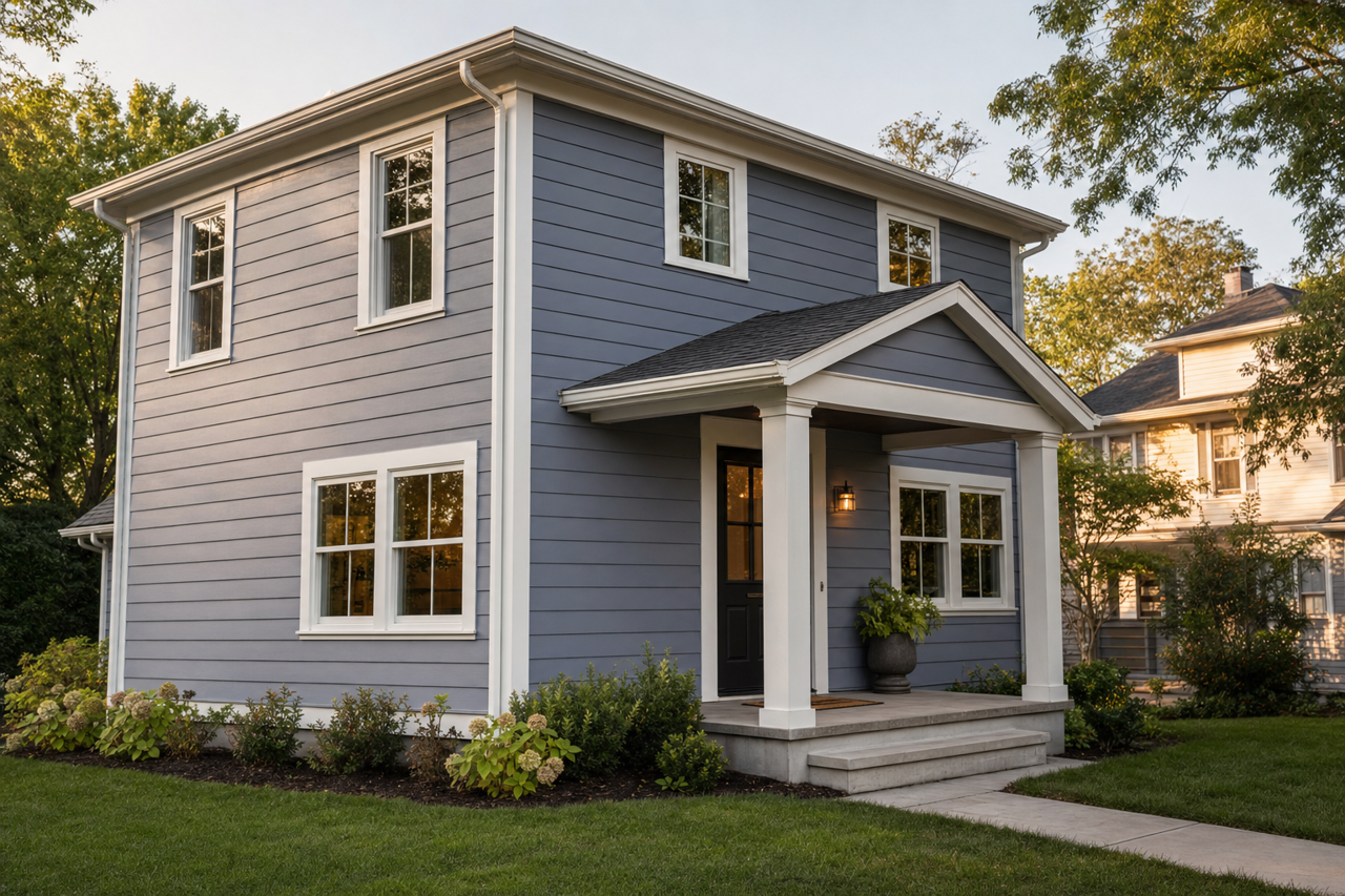 Luxe by Benjamin Moore on exterior