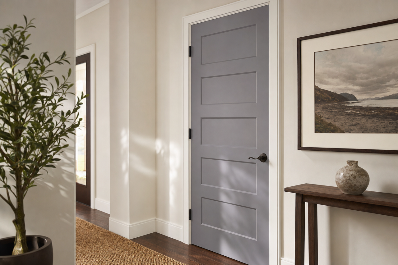 Tempest by Benjamin Moore on interior-doors