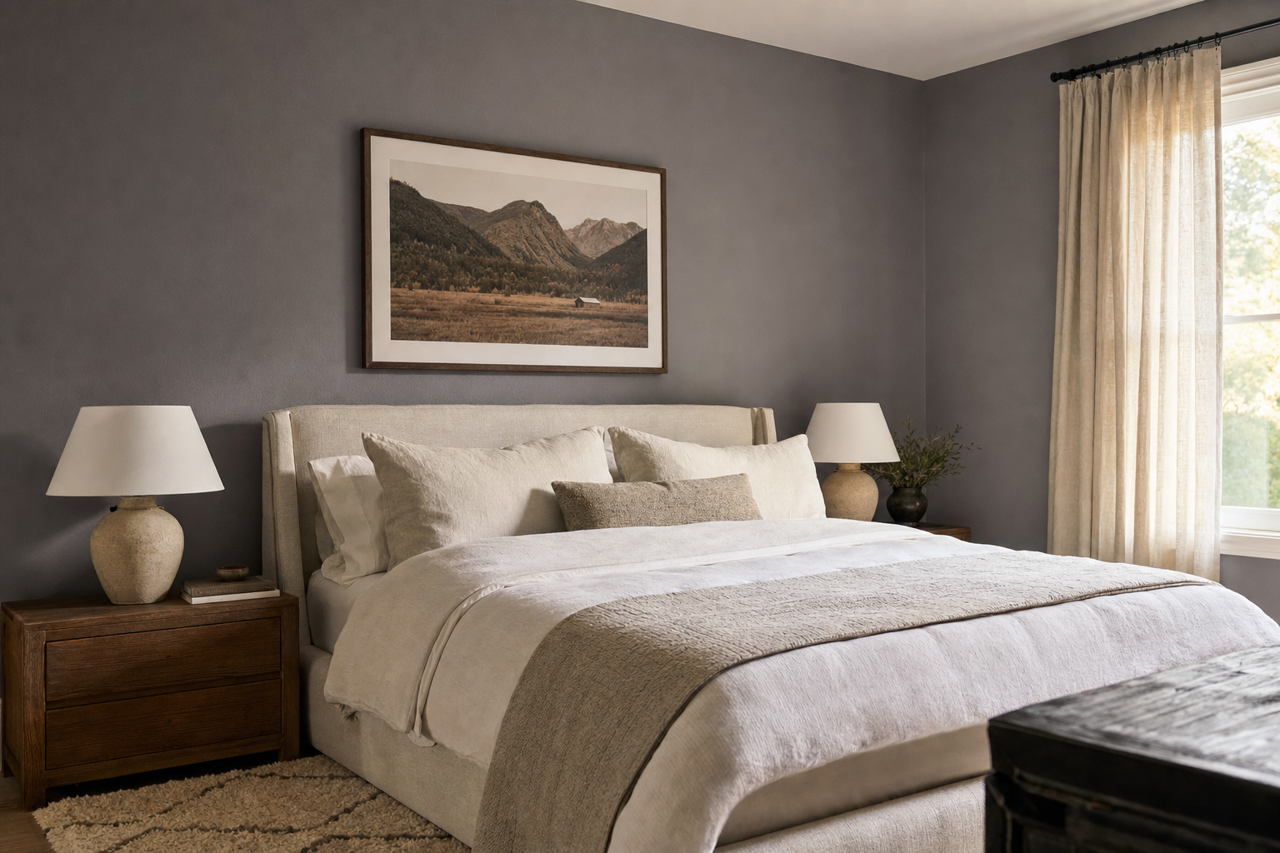 Tempest by Benjamin Moore on interiors