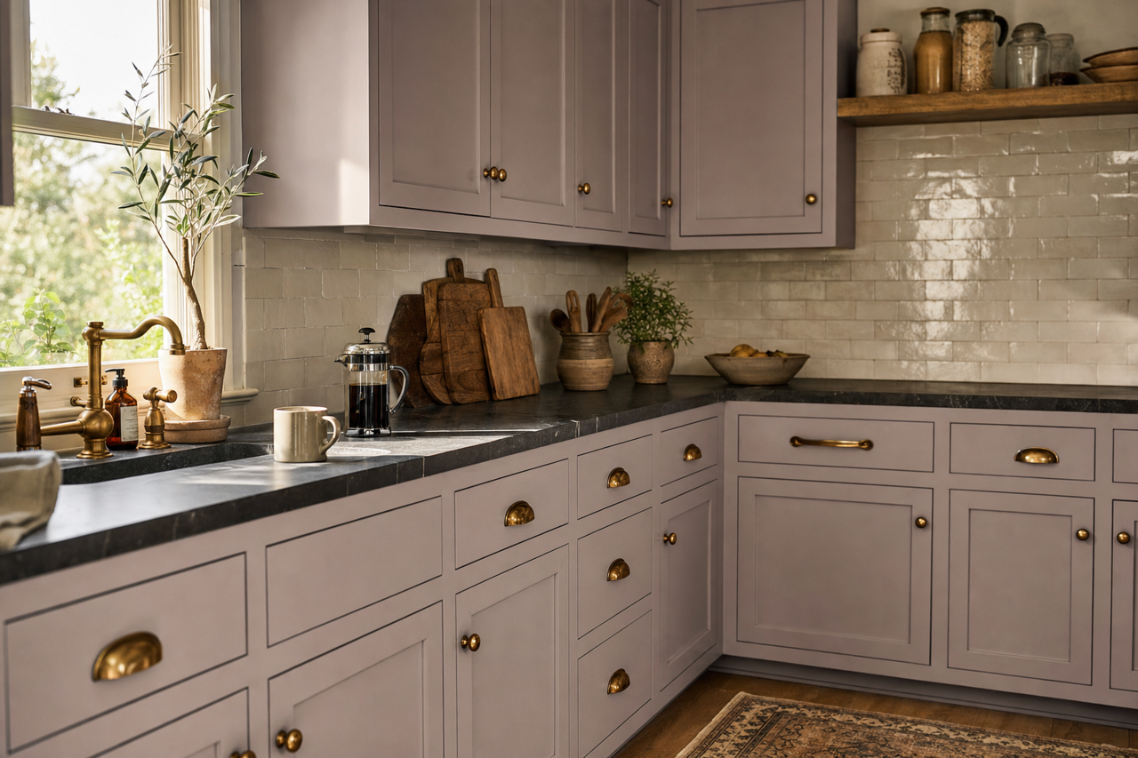Inspired by Benjamin Moore on cabinets
