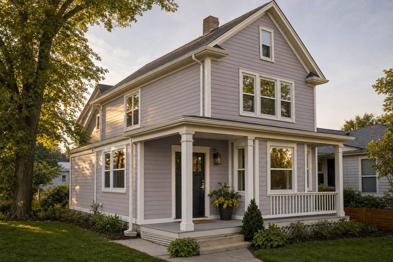 Inspired by Benjamin Moore on exterior