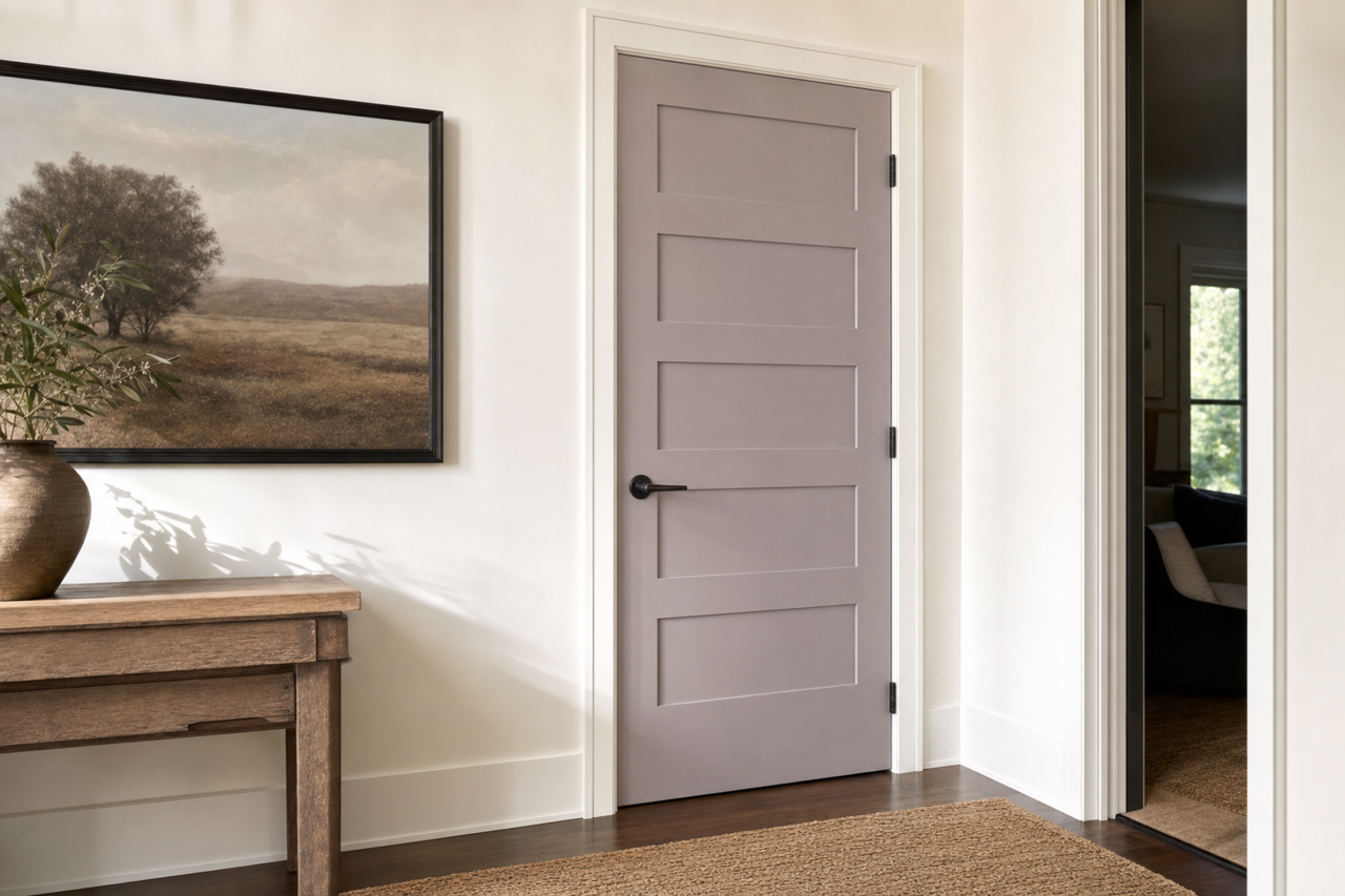 Inspired by Benjamin Moore on interior-doors