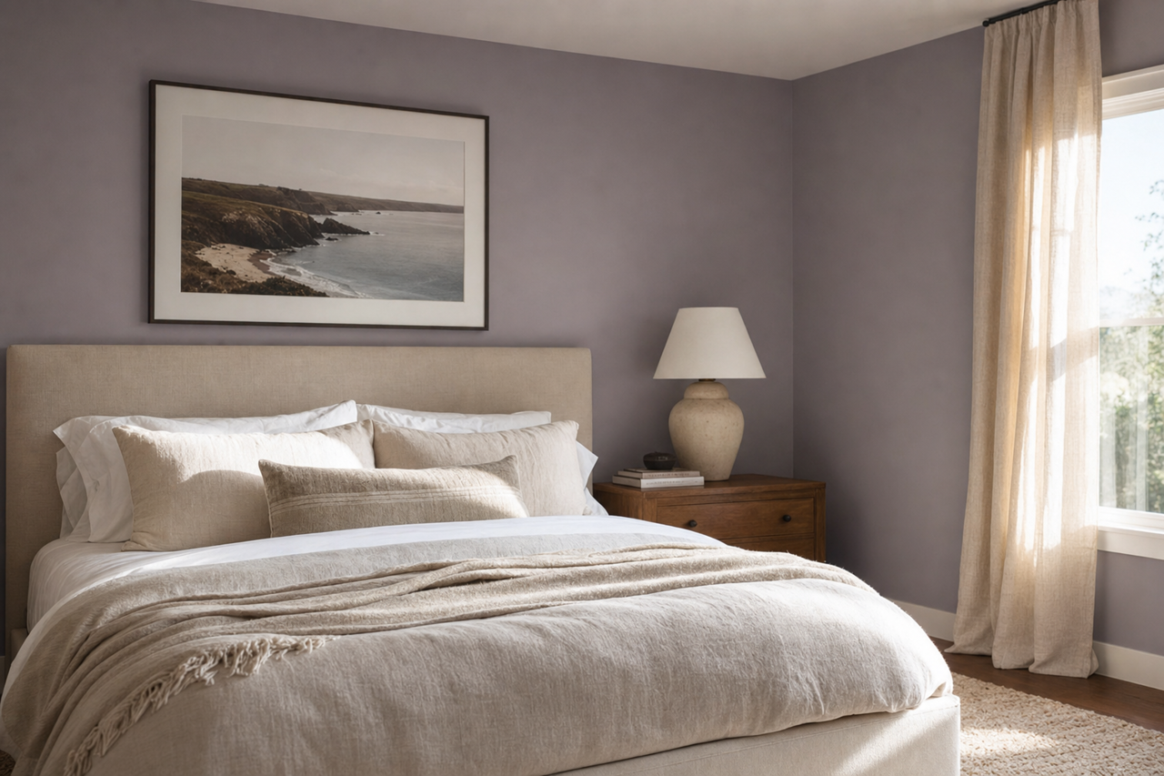 Amorous by Benjamin Moore on interiors