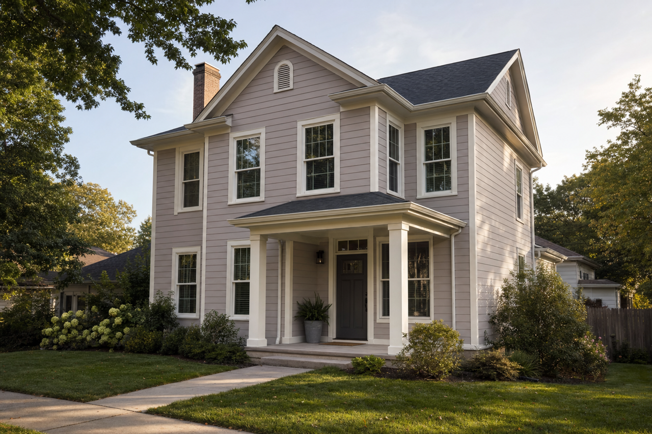 Sanctuary by Benjamin Moore on exterior