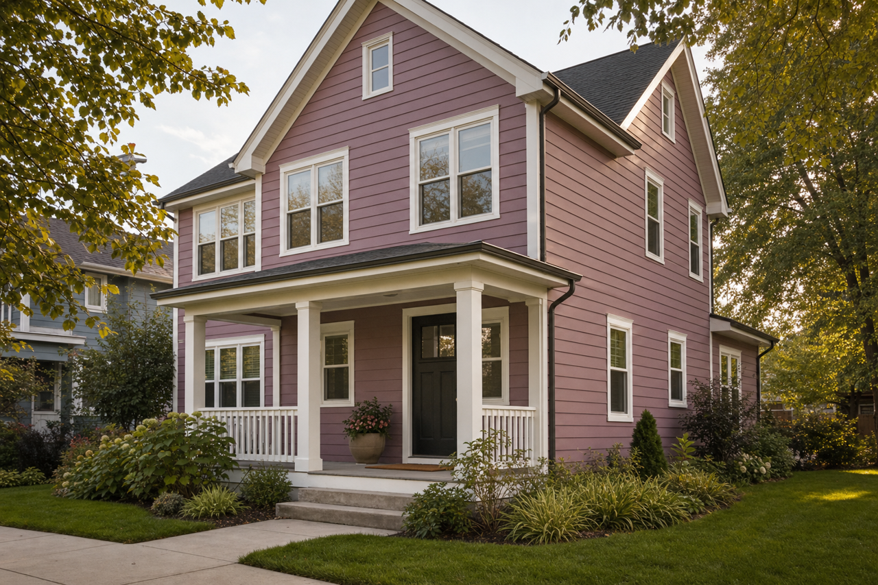 Aplomb by Benjamin Moore on exterior