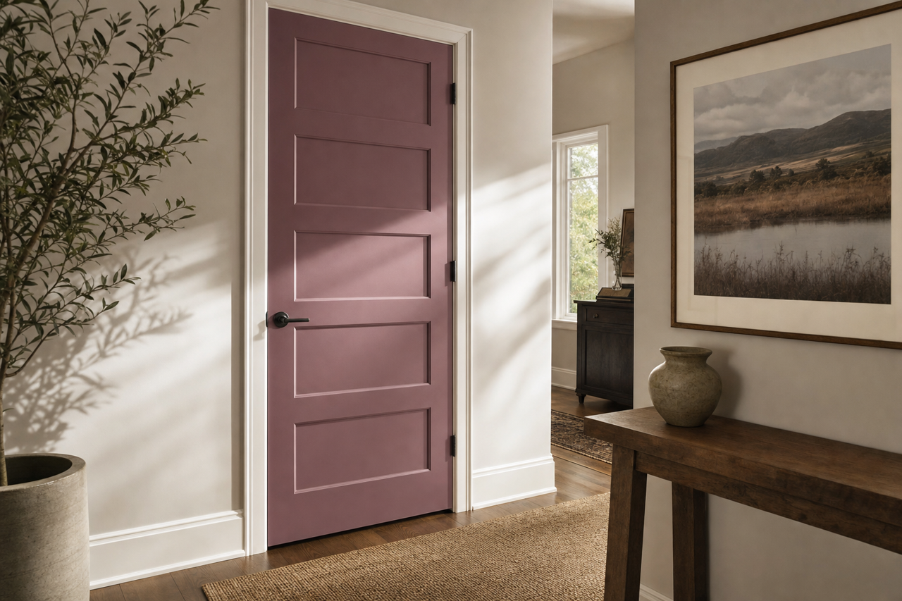 Aplomb by Benjamin Moore on interior-doors