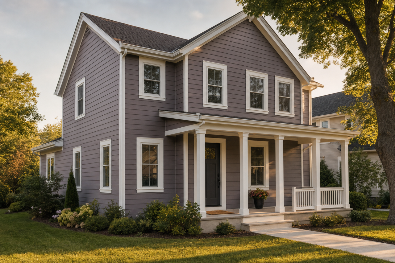 Bonne by Benjamin Moore on exterior