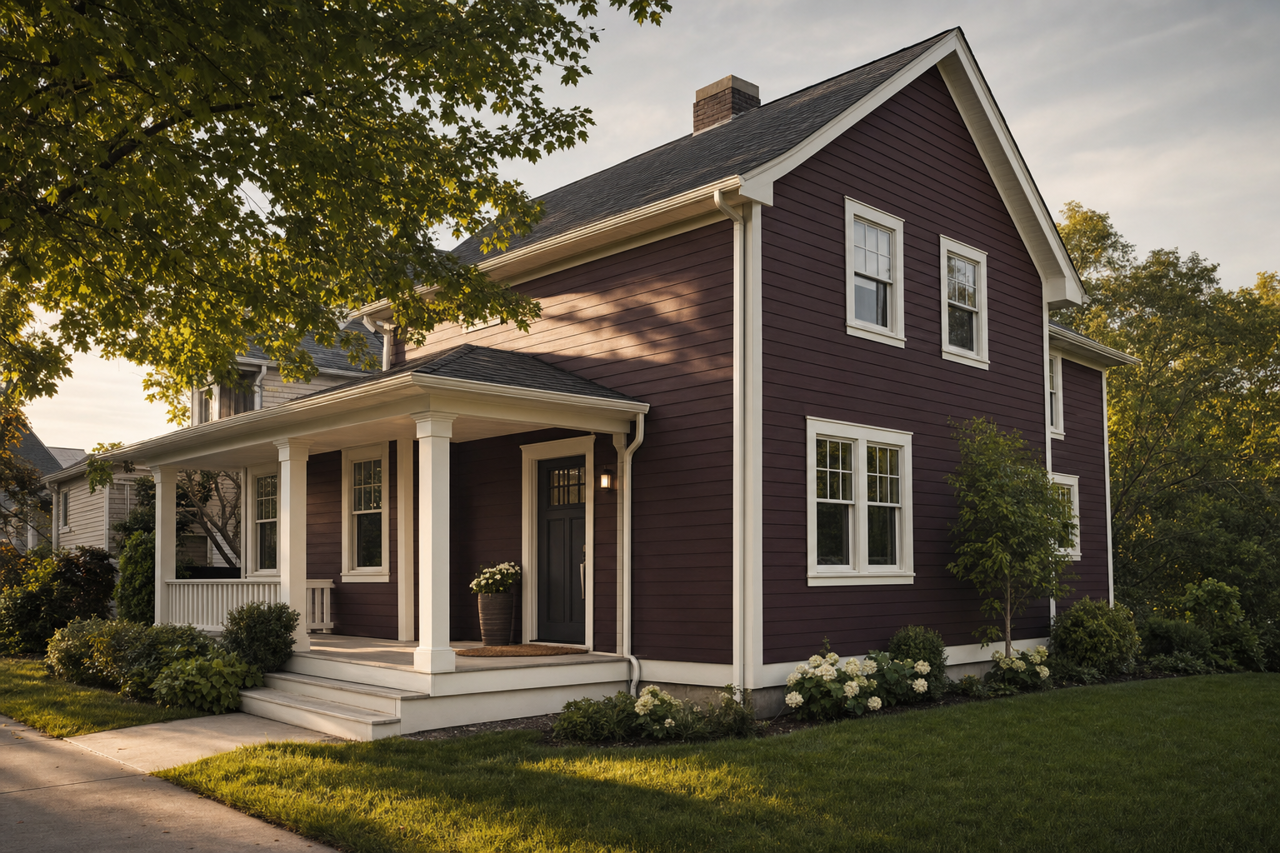 Caponata by Benjamin Moore on exterior