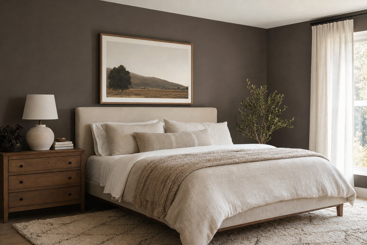 Silhouette by Benjamin Moore on interiors