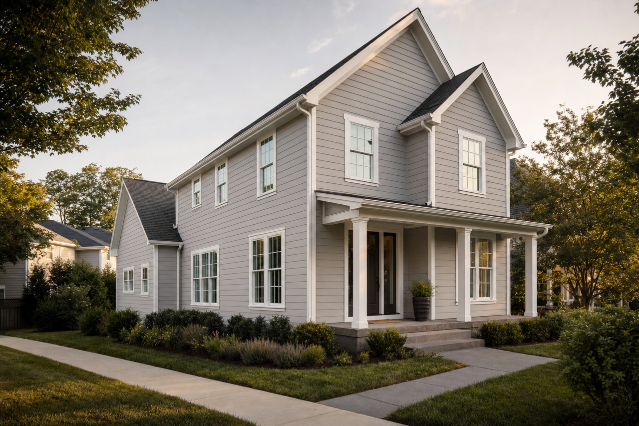 Nightingale by Benjamin Moore on exterior