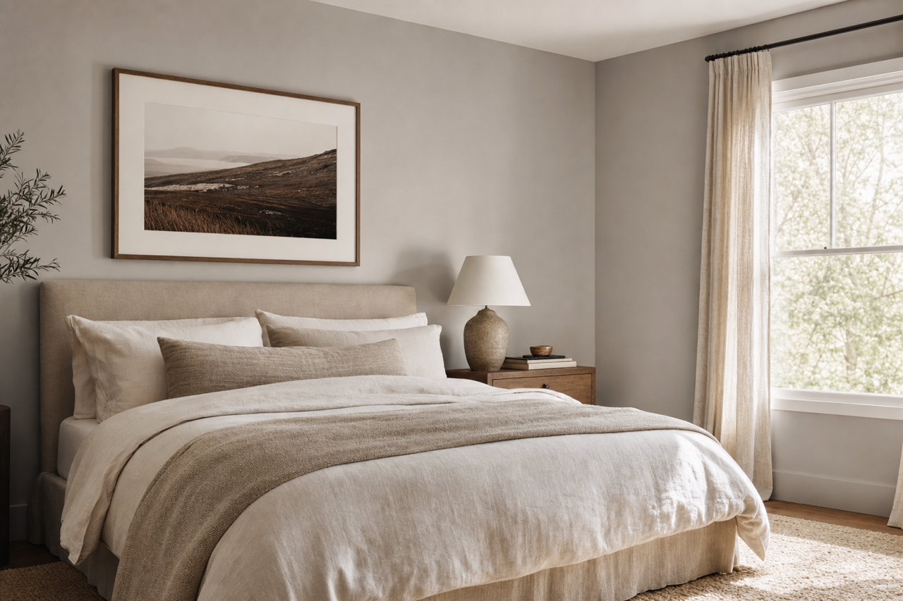 Nightingale by Benjamin Moore on interiors