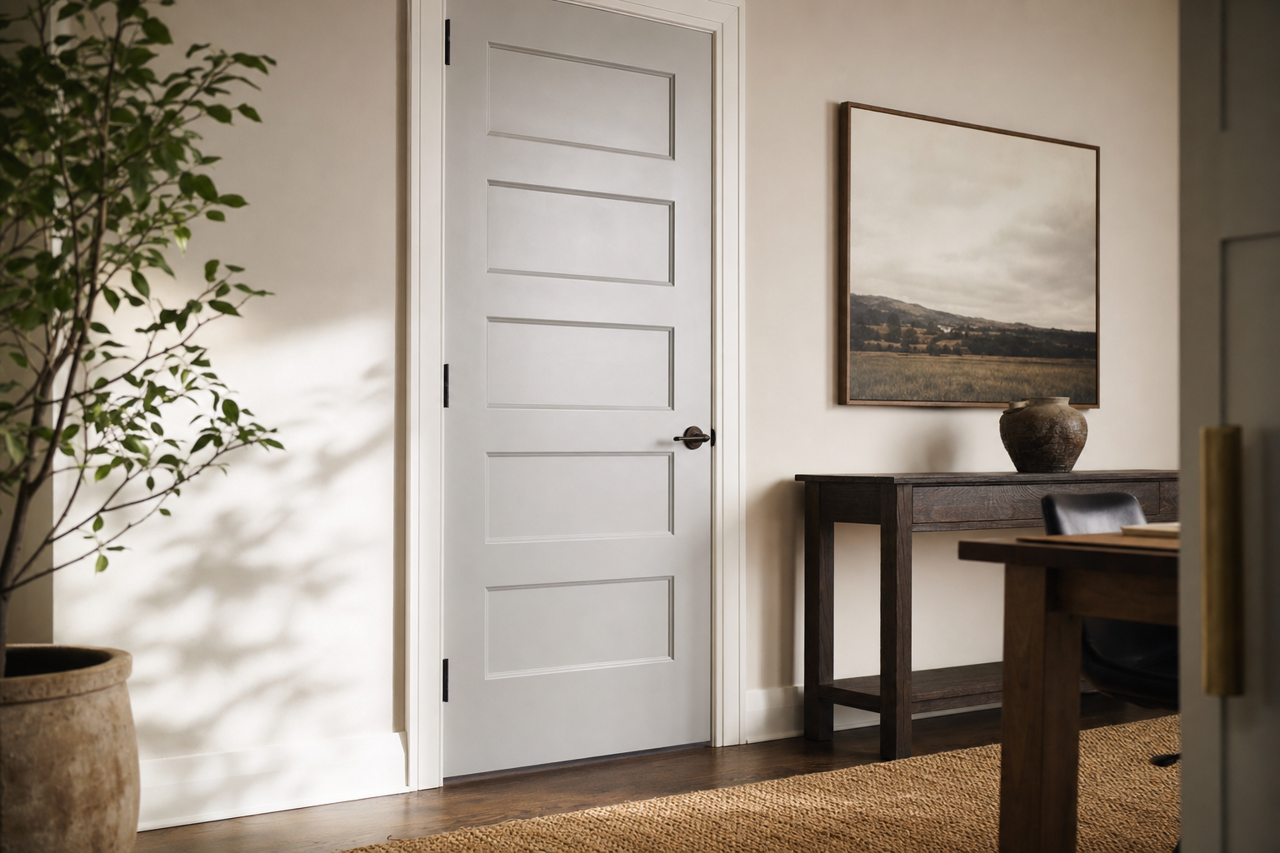 Eternity by Benjamin Moore on interior-doors
