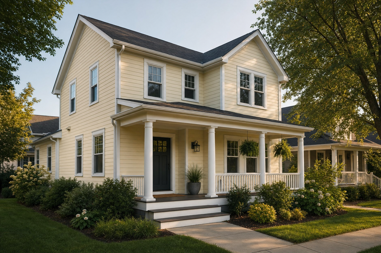 Battenberg by Benjamin Moore on exterior