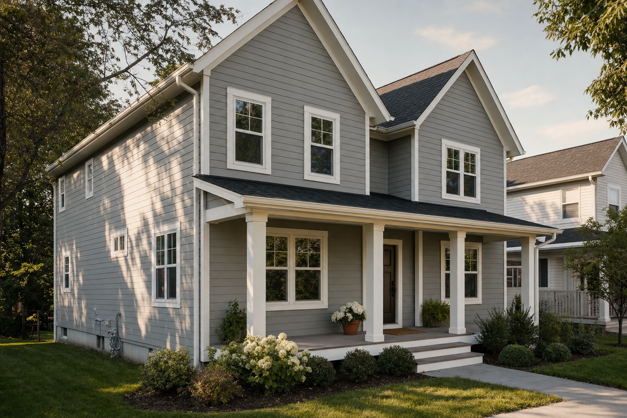 Storm by Benjamin Moore on exterior