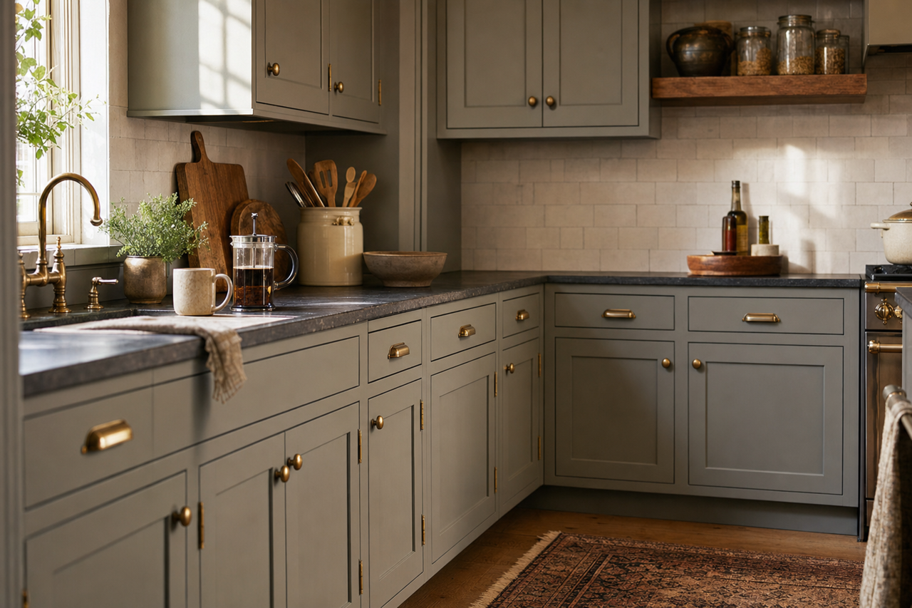 Secret by Benjamin Moore on cabinets