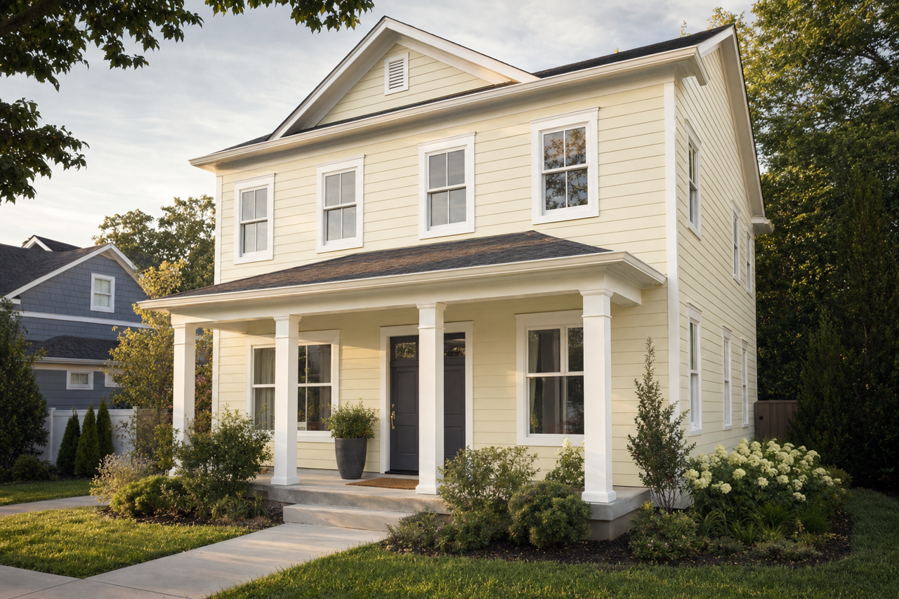 Refined by Benjamin Moore on exterior