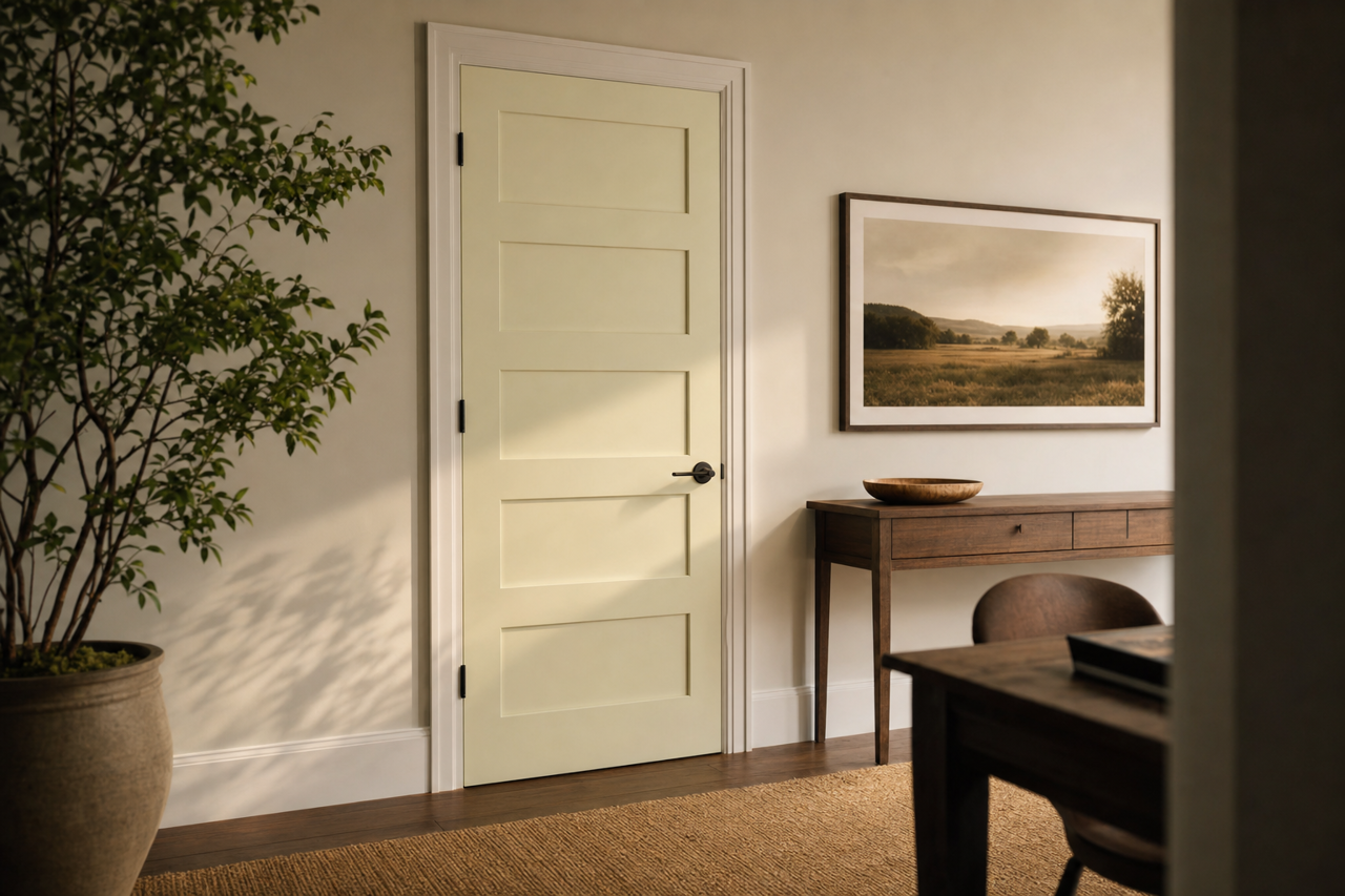 Refined by Benjamin Moore on interior-doors