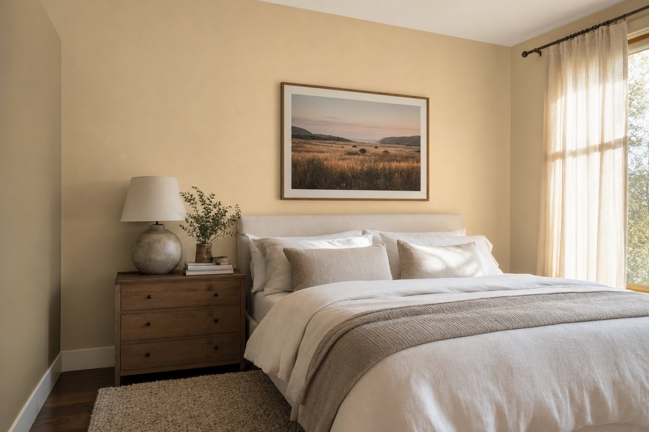 Hush by Benjamin Moore on interiors