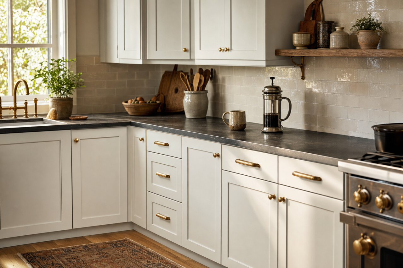 Ultra by Benjamin Moore on cabinets