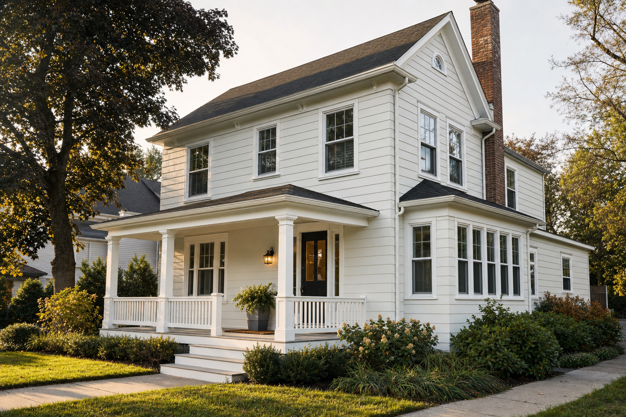 Ultra by Benjamin Moore on exterior