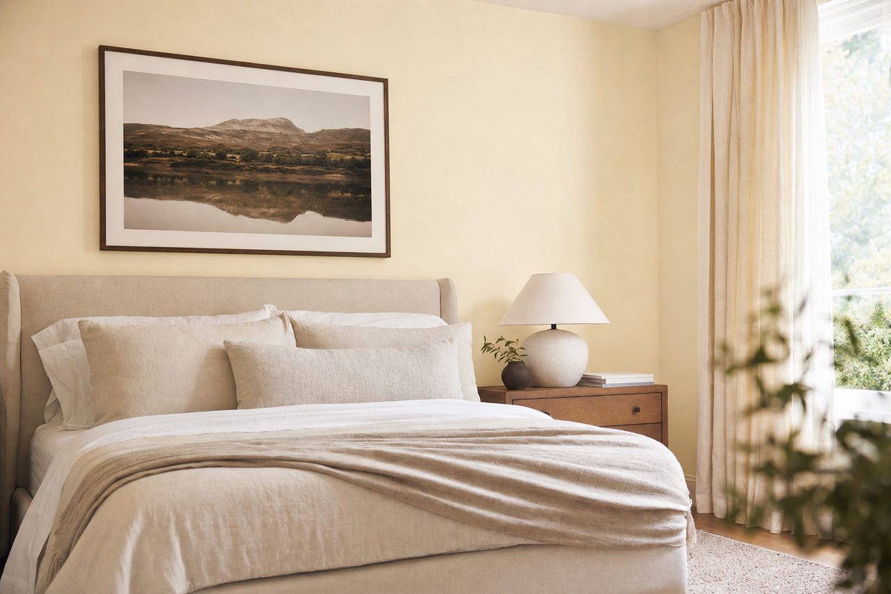Ivory by Benjamin Moore on interiors