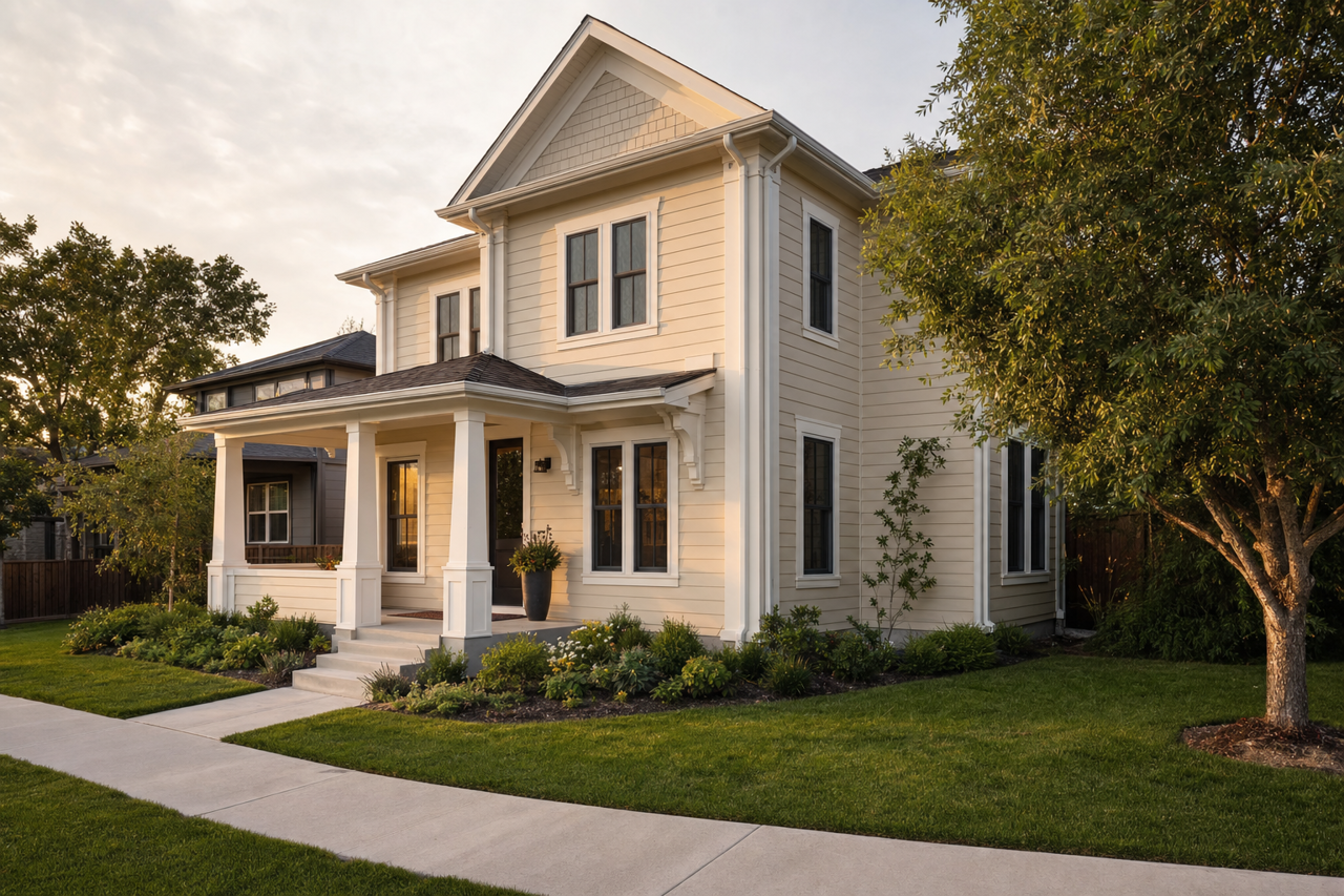 Barely by Benjamin Moore on exterior