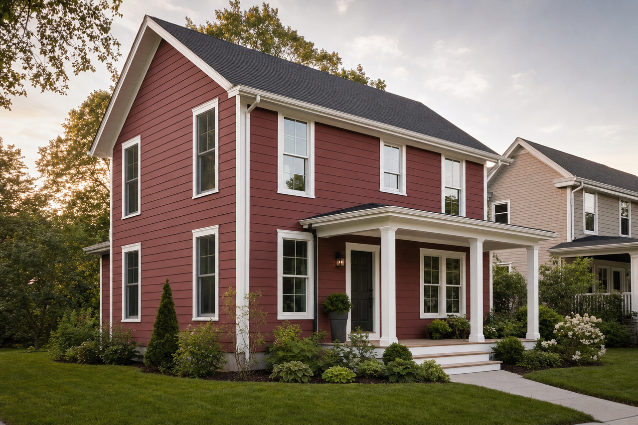 Laurentian by Benjamin Moore on exterior