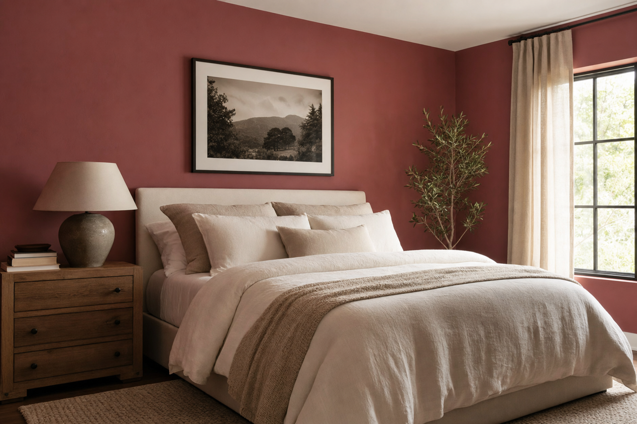 Laurentian by Benjamin Moore on interiors