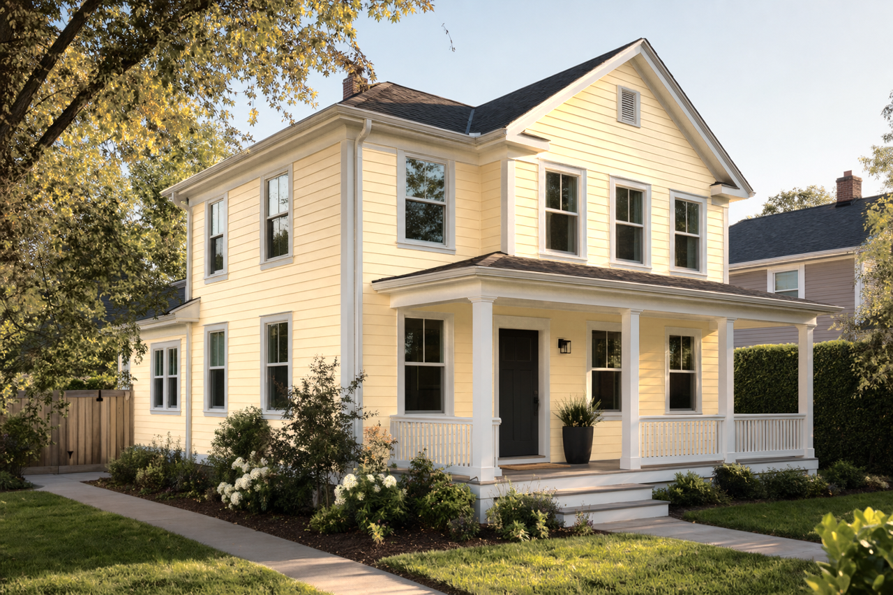 Barley by Benjamin Moore on exterior