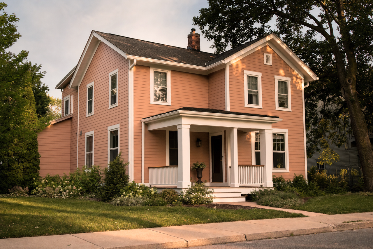 Frontenac by Benjamin Moore on exterior