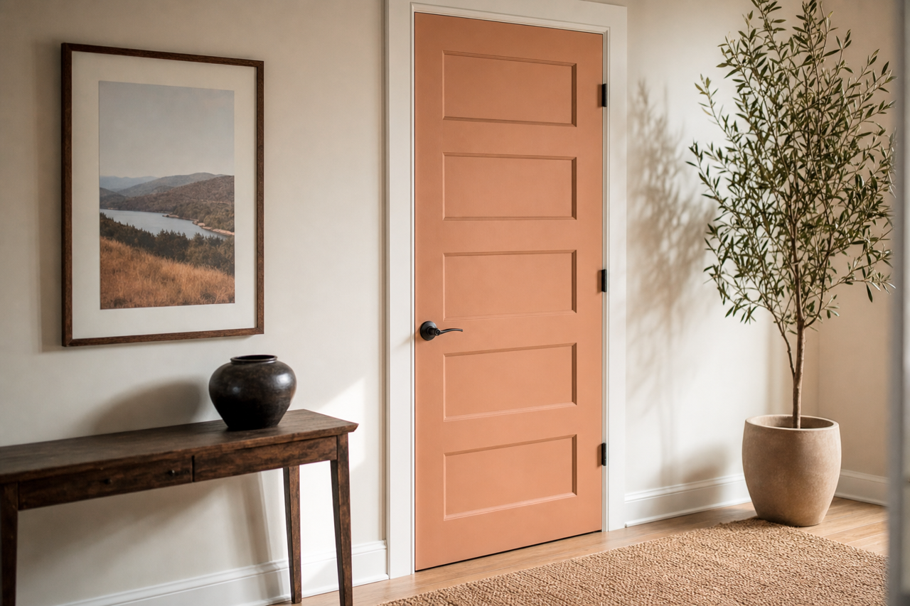 Frontenac by Benjamin Moore on interior-doors
