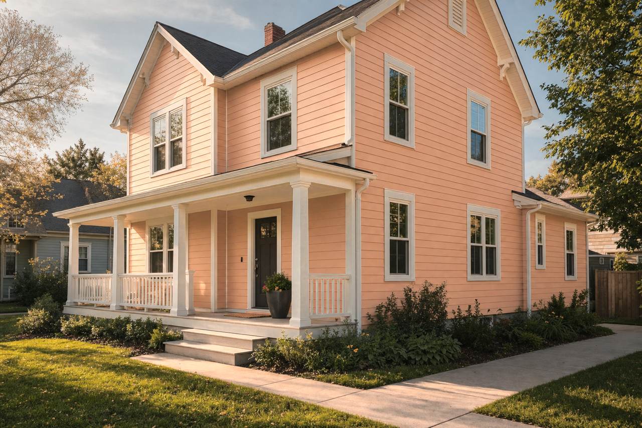 Indian by Benjamin Moore on exterior