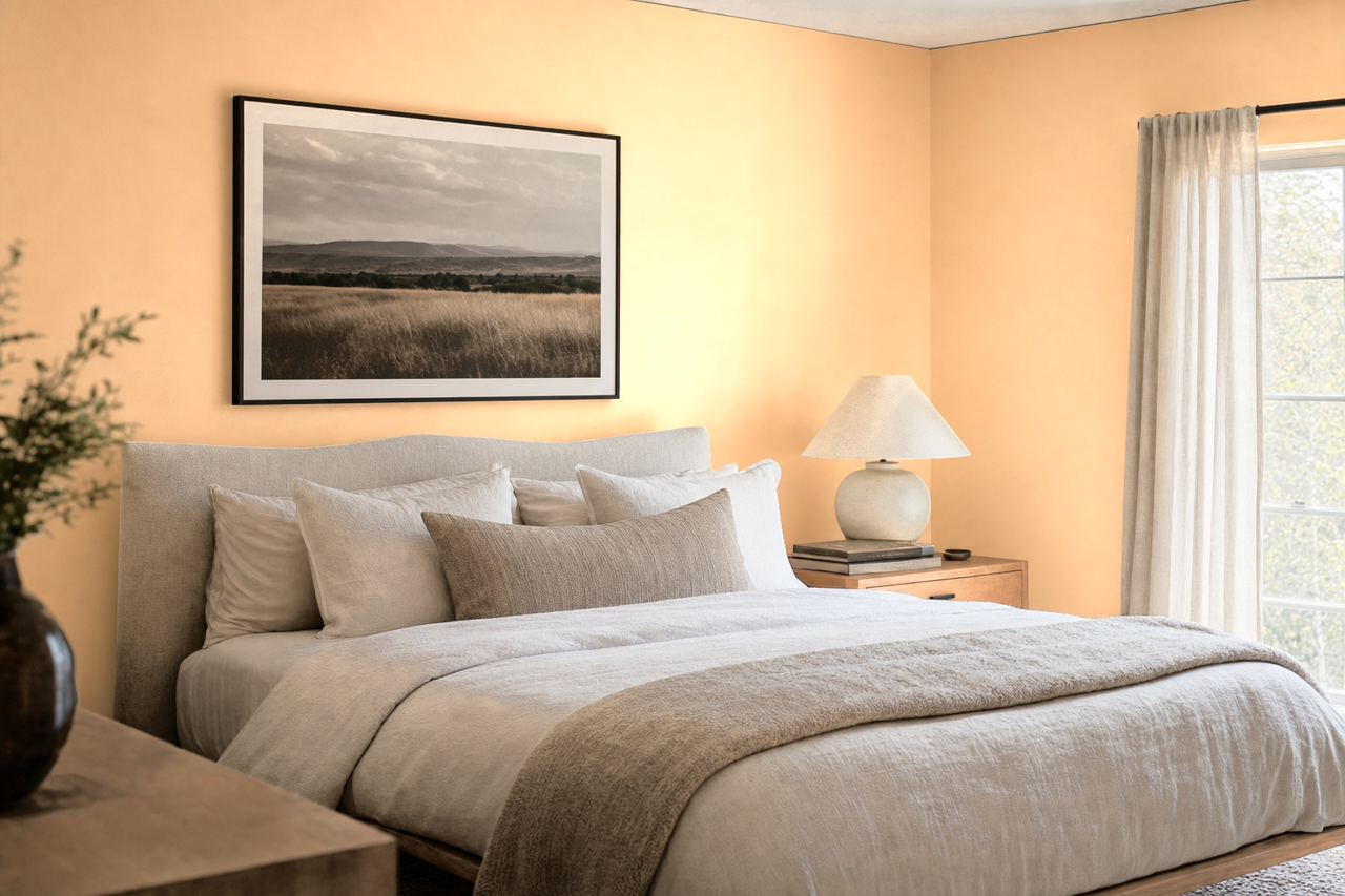 Butter by Benjamin Moore on interiors