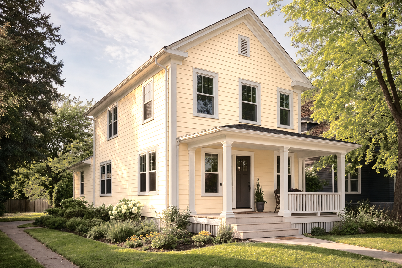 Summer by Benjamin Moore on exterior
