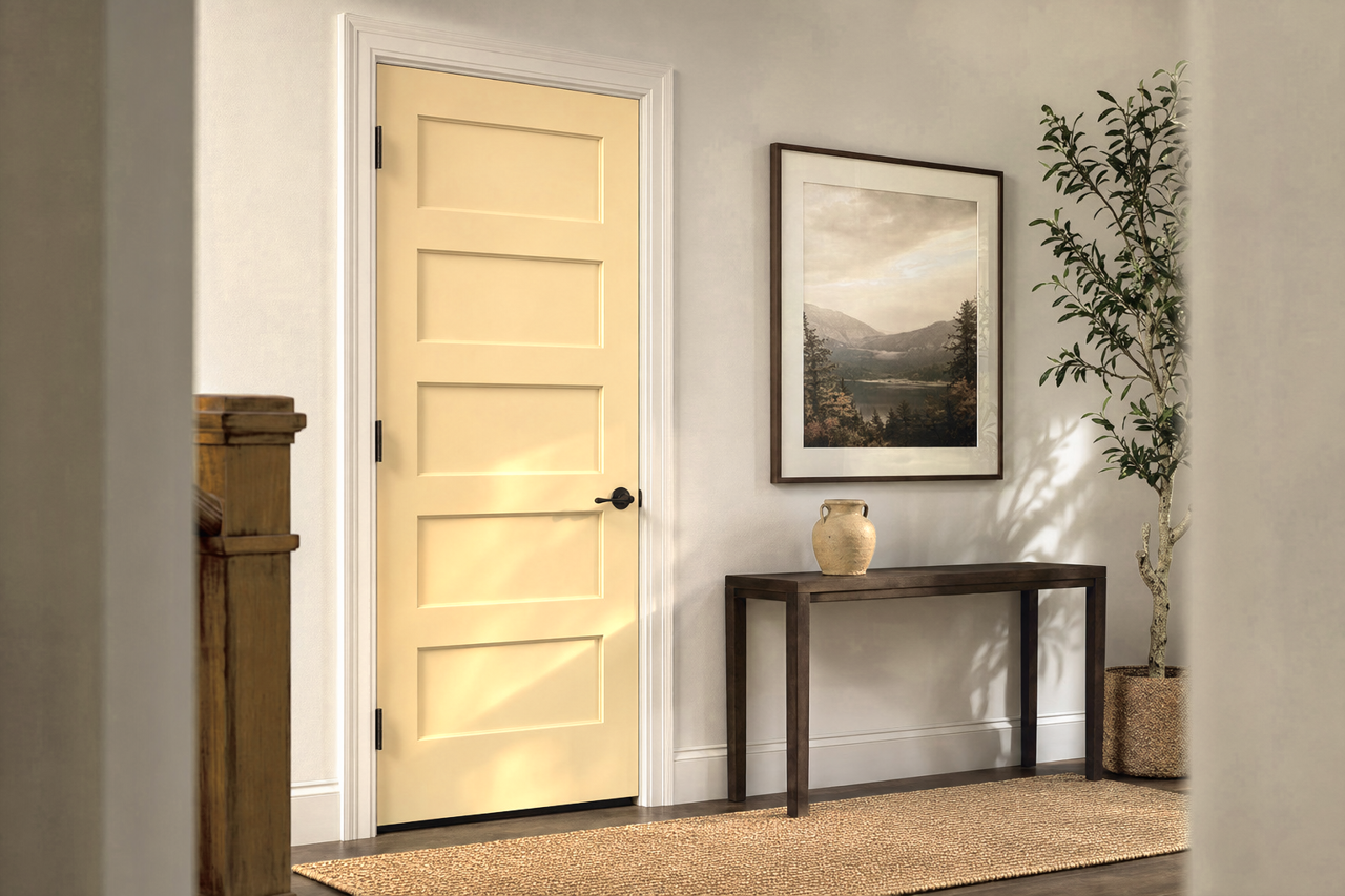 Summer by Benjamin Moore on interior-doors