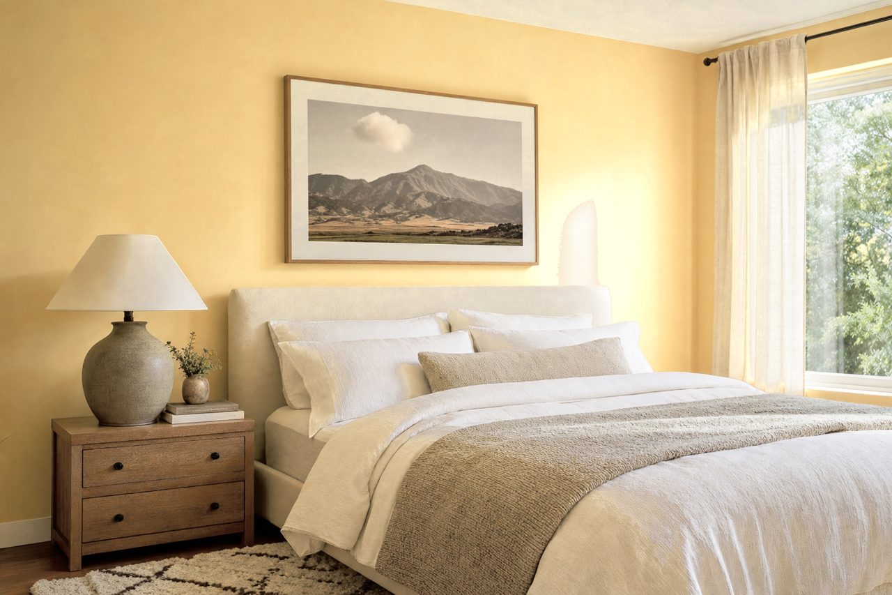 Vellum by Benjamin Moore on interiors