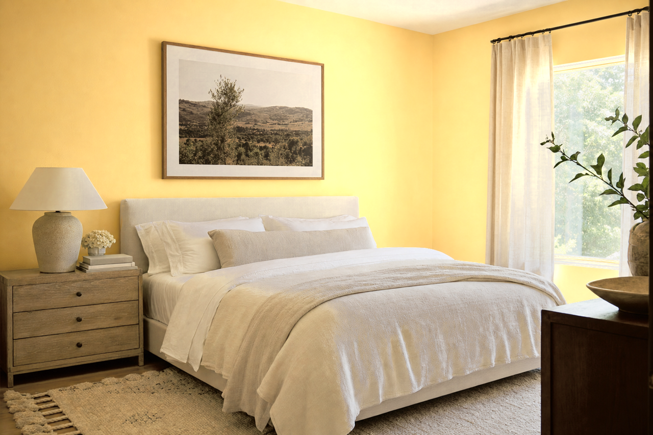 Golden by Benjamin Moore on interiors