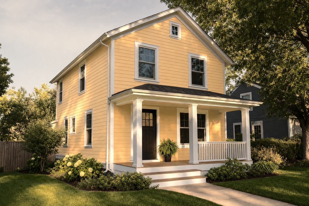 Maple by Benjamin Moore on exterior