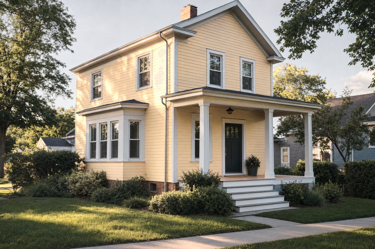 French by Benjamin Moore on exterior
